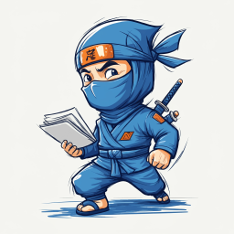 A Ninja CFO doing bookkeeping for small business.