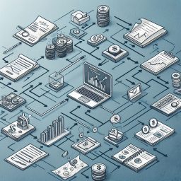 Bookkeeping for small business diagram.